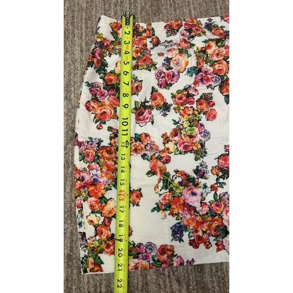 Review Spring Rosy White Short Lined Cotton Polyester Zipper Closure Skirt SZ 14 - Picture 4 of 8